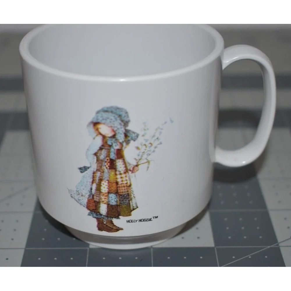 1972 Holly Hobbie American Greetings Kids‎ Play Dishes Plate Mug Cup Dish Oneida